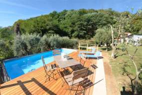 Toskana - Ferienhausidylle Nr. 1049 mit Pool, tollem Garten und nähe Meer in herrlicher Lage für Romantiker für 1 - 4 Personen