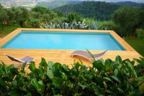 Toscana - Ferienhaus Nr. 1022 nähe Meer mit Pool, Jacuzzi und eigenem Garten in idyllischer Aussichtslage für 1 - 4 Personen