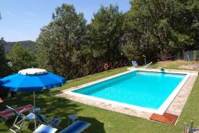 Toskana - Ferienhaus Nr. 1085 nähe Meer mit grossem Pool und Sprungbrett - das Haus steht in ruhiger und idyllischer Lage für 1 - 4 Personen
